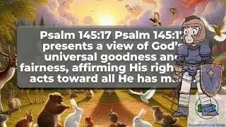 Which verse offers reassurance that God's acts are just and kind to all His creations