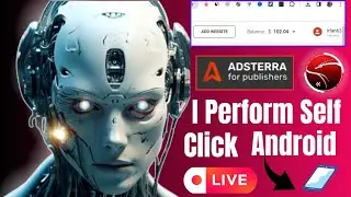 (Android Self Click) I Perform From Adsterra Direct Link Secret Method Made $101.03/m Using Phone