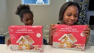 LET’S MAKE GINGERBREAD HOUSE #siblings