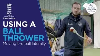 Learn how to use a ball thrower and getting the ball to move laterally.