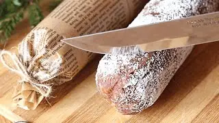 Десерт на Новый Год! Без выпекания, и без замеса теста!
