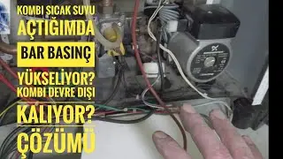 Kombi Sıcak Su Musluğunu Açtığımda Su Basıncı Yükseliyor Sıcak Suyu Açtığımda Bar Yükseliyor 
