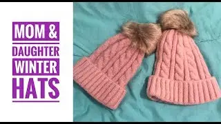 Matching Mom & Daughter Beanies
