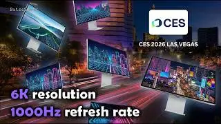 CES 2026 Monitor Tech Explained: 6K, 1000Hz, OLED & MicroRGB