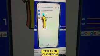 SUBIR TAREA EN CLASSROOMS💪 #tutotic #classroom #googleclassroom #tutorial #shorts #short