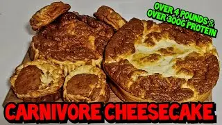 Carnivore Kitchen: HIGH PROTEIN CARNIVORE CHEESECAKE RECIPE | Gluten Free Carnivore Keto Cheesecake