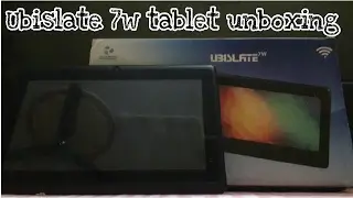 Ubislate 7W tablet unboxing