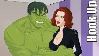 Cartoon Hook-Ups: The Hulk and Black Widow