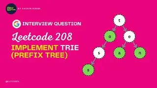 Implement Trie (Prefix Tree) - Leetcode 208 - Python 