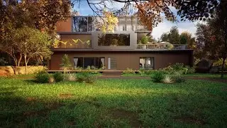 Modern Cabin 3D Architectural Visualization / Unreal Engine