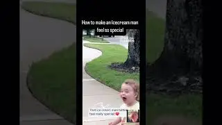 Sweet Little Girl Hears the Ice Cream Man… And Absolutely Loses It!