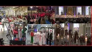 Gothenburg, Saint Lucia sang in the Cathedral & Nordstan 13 Dec 2024