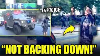 Brave Woman GOES VIRAL After Standing Up To ICE In The BEST Way!