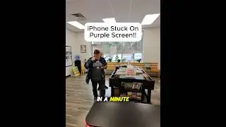 IPHONE STUCK ON PURPLE SCREEN!!! 