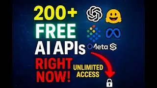 200+ FREE AI Model APIs You Can Use RIGHT NOW! (Unlimited Access)
