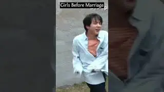 BTS Funny Hindi Dubbed~Girls Before vs After Marriage 😂 #shorts