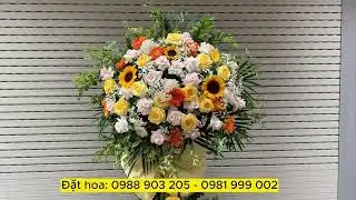 Lãng hoa chúc mừng giá rẻ - Điện hoa Hà Nội giao hoa tận nơi