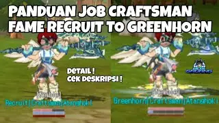 [6] TUTORIAL UP FAME RECRUIT TO GREENHORN ! [ JOB CRAFTSMAN ] #sealonline #atangyt #sealbosgadang