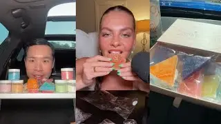 CRYSTAL CANDY TikTok ASMR mukbang compilation!