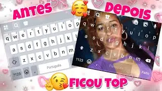 COMO COLOCAR SUA FOTO NO TECLADO/Video diferente😜