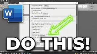 How to fix the Hyperlinks showing up in brackets instead of blue underlined text in Microsoft Word