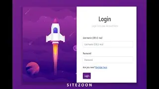 Login form In CSS | full source code on description | Part -1