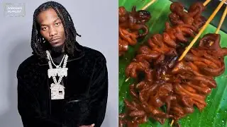 Offset Reviews Food From Thailand While Visiting Restaurant (HD) He Was Oblivious