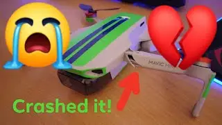 4K - My Girlfriend violently crashed her DJI Mavic Mini today! ( ALWAYS DO YOUR PREFLIGHT CHECKS )