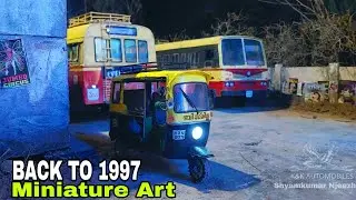 BACK TO 1997 - KSRTC BUS STAND Miniature Art