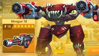 Panther with Buffed Minigun 16: Good enough? | Mech Arena Gameplay