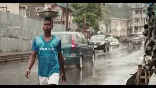 FREE STOCK VIDEO Man walking in street