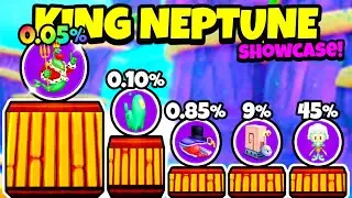 Deluxe 150% KING NEPTUNE! (SHOWCASE) | Roblox SpongeBob Simulator