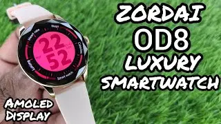 Zordai Od8 Women's Smartwatch Amoled display  38mm