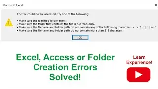 Cannot open the file because the full path of the file is too long ... OR Sorry, we can’t find…