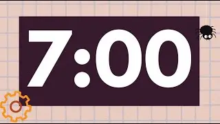 7 minute STEM HALLOWEEN Timer Countdown with Spooky Instrumental Music | classroom study timer