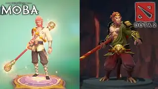 AutoChess Moba vs Dota 2 All Heroes Comparison