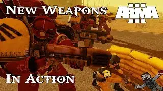 ARMA 3 - Warhammer 40k Mod - New Weapons In Action