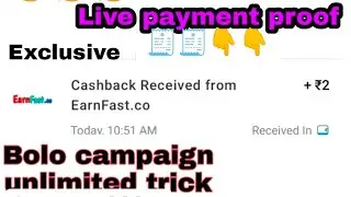 New self earning app lll Earn 500 rs daily lll Minimum redeem 1rs only lll New loot ll