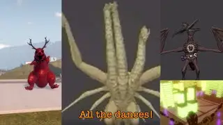All the Dances in KU | Roblox Kaiju Universe