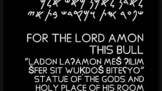 Canaanite-Phoenician language: Part 1 of Punic inscriptions