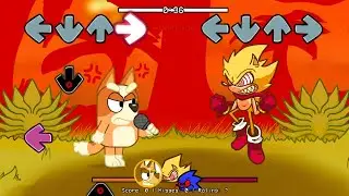 [SWAP] FNF Sonic All PHASES VS Bluey, Bingo & Mackenzie Sings Chasing | Bluey FNF Mods