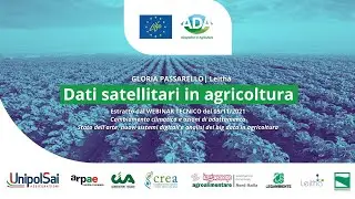Life ADA - Webinar 05/11/2021 | 6. Dati satellitari in agricoltura