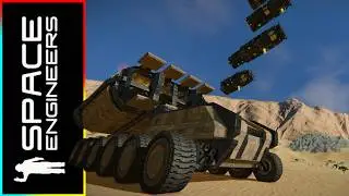 The Lynx Mobile Missile Launcher! - Space Engineers