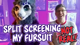 Split-screening My Fursuit For Videos (Not Real!)