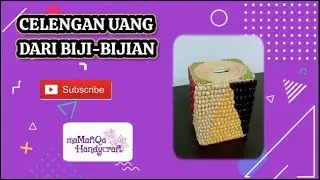 #DIY | Celengan Uang Dari Kardus Dihiasi Biji-Bijian