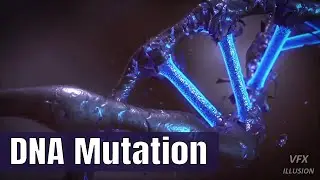 Cinema 4D  Tutorial || How to Create an Awesome DNA Mutation !