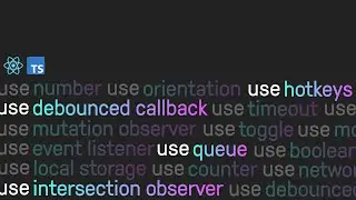 🍟 REACT HOOKS делаем хуки use hot keys, use queue, use debounced callback, use intersection observer