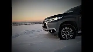 Необычный тест драйв Mitsubishi Pajero Sport, помощь субарю и дрифт от блондинки