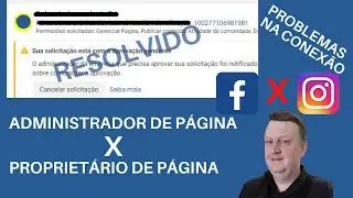 Problema de Conexão entre a Página do Facebook e Instagram - Resolvido - Atualizado