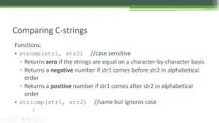 CS144 C String Parameters And Functions